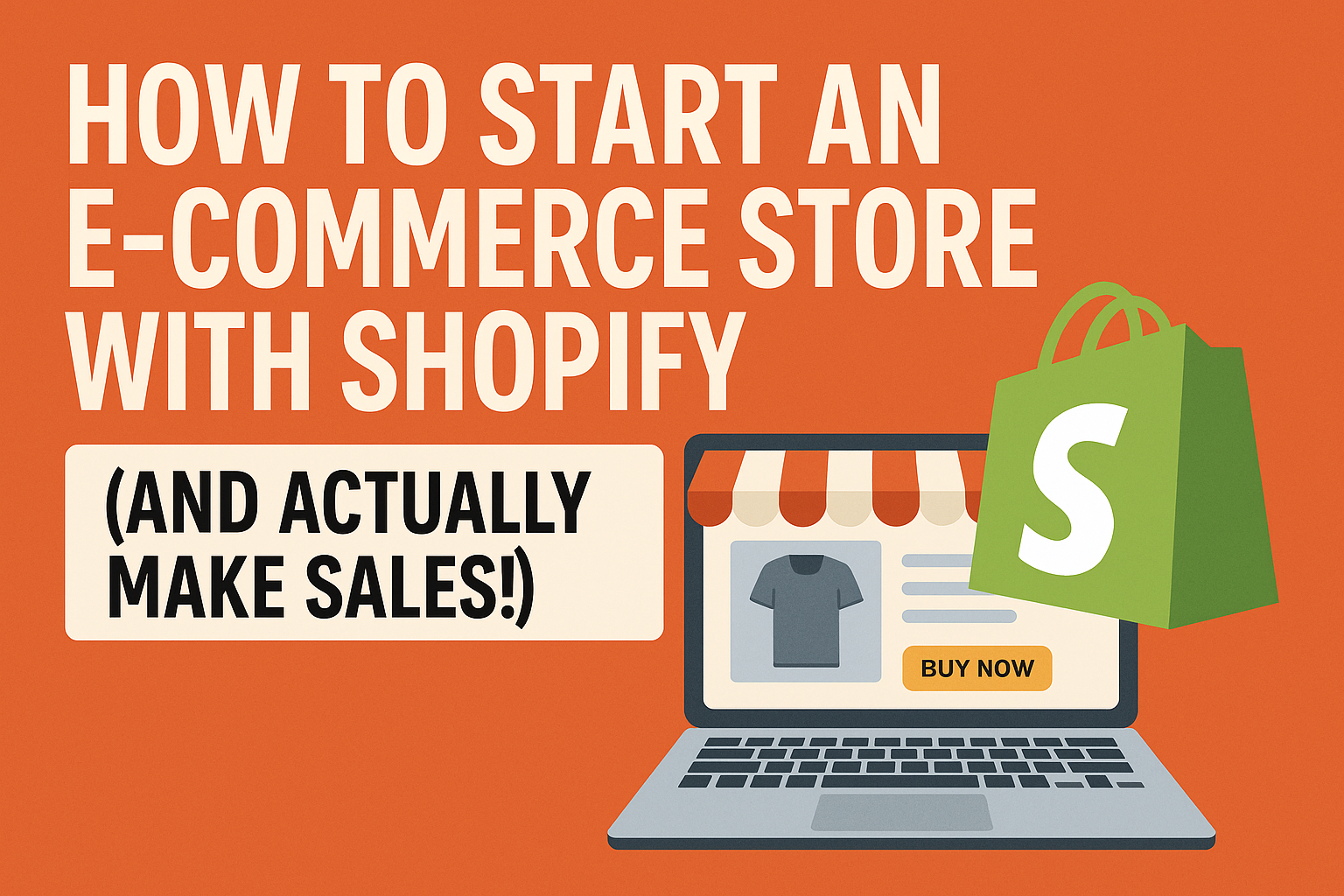 How to Start an E-Commerce Store with Shopify (And Actually Make Sales!)